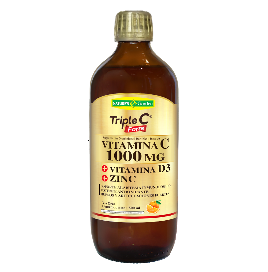 [GARDEN-20] Triple C Forte – Vitamina C + D3 + Zinc 500 ml