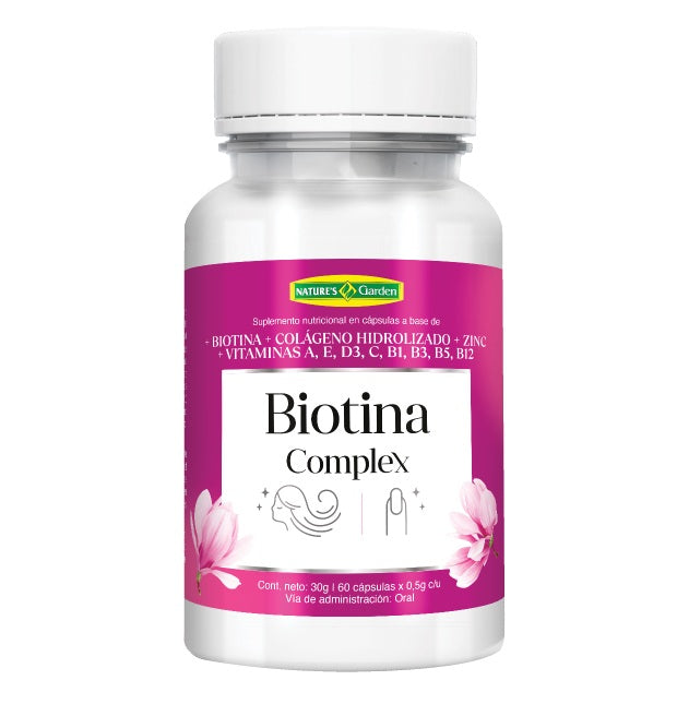[GARDEN-8406] Biotina Complex 60 cápsulas