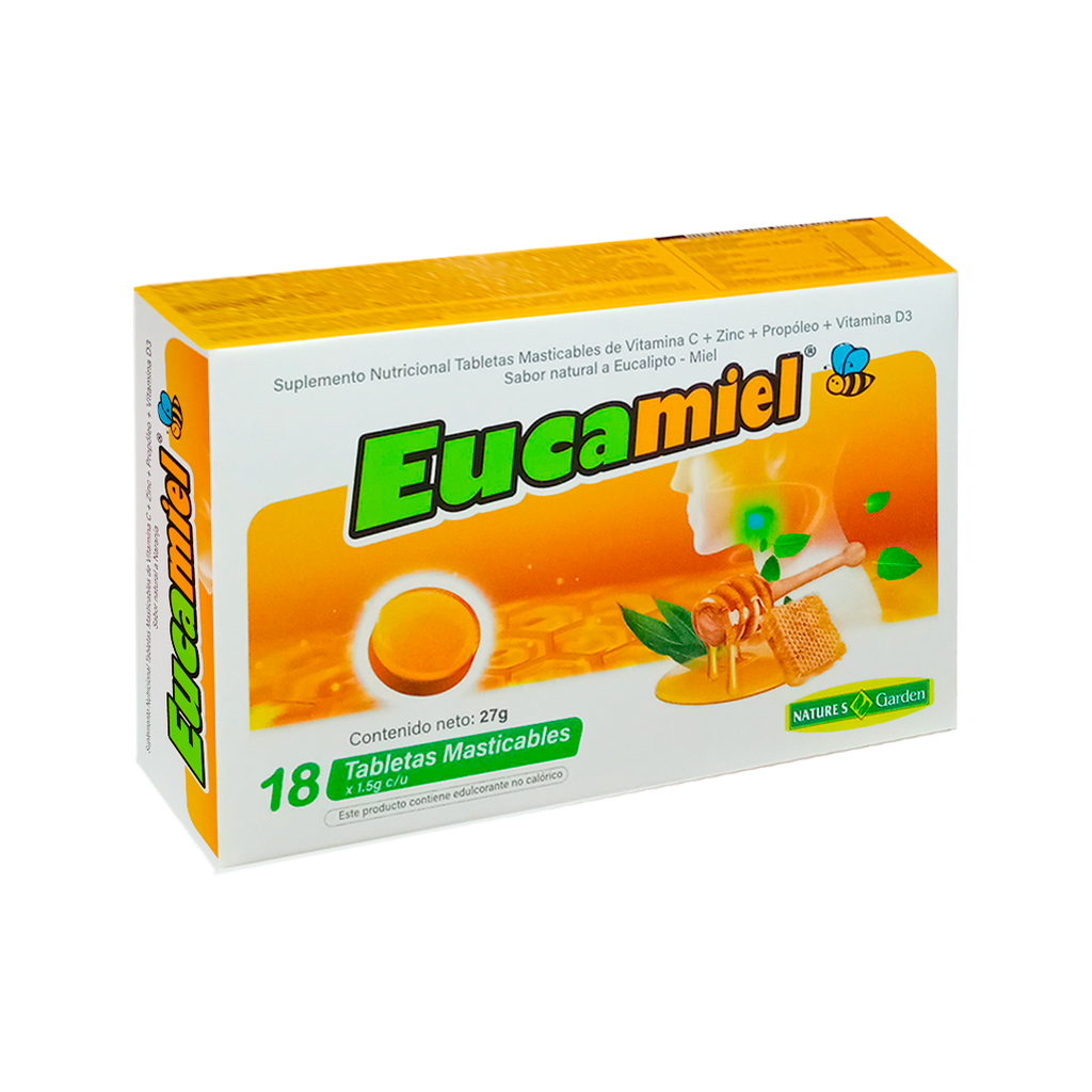[GARDEN-8272] Eucamiel Eucalipto-Miel – 18 tabletas