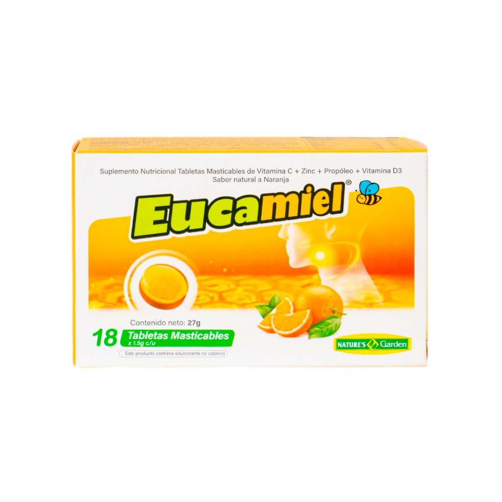 [GARDEN-8398] Eucamiel Naranja – 18 tabletas