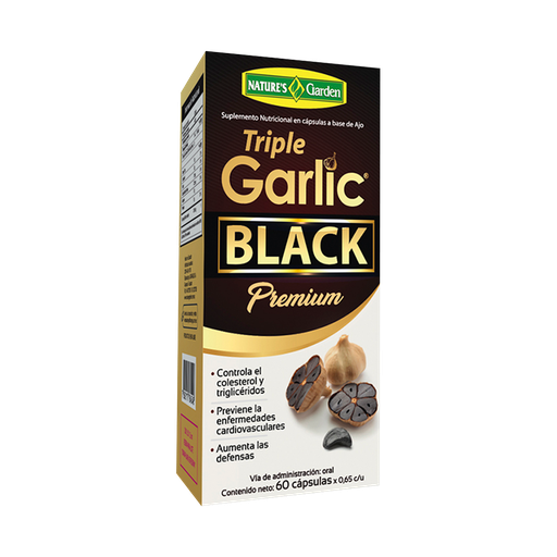 [GARDEN-22] Triple Garlic Black 60 cápsulas