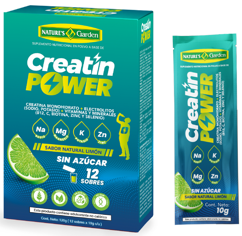 [GARDEN-9118] Creatin Power Limón – 12 sobres